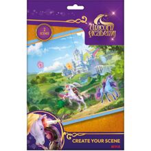 Unicorn Academy Stickers Set: Skapa din scen