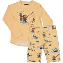 98-104 cl - UV-set Pippi Långstrump Gul