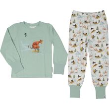 110-116 cl - Pyjamas Mamma Mu & Kråkan Vit/Grön