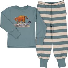 Pyjamas Mamma Mu & Kråkan Turkos 98-104 cl