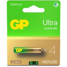 GP Batteries Ultra Alkaline AAA 4-pack