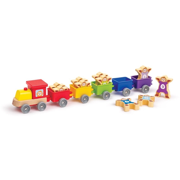 Hape Monkey Number Train (Bild 1 av 5)