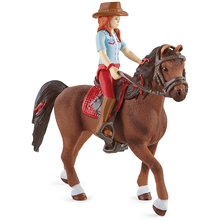 1 set - Schleich 42539 Horse Club Hannah & Cayenne