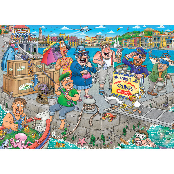 Wasgij Original 47 Boating Bedlam! (Bild 2 av 2)