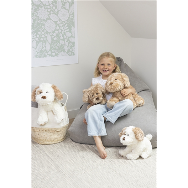 Teddykompaniet Hund Selma Brun 35 cm (Bild 4 av 4)
