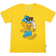 Bamse T-Shirt Glasstrut Gul 122 cl