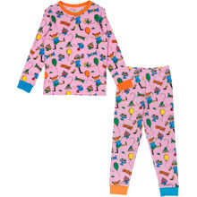 86-92 cl - Fest Pippi Pyjamas Rosa