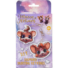 Musse & Helium Diamantmålning m. Nyckelring