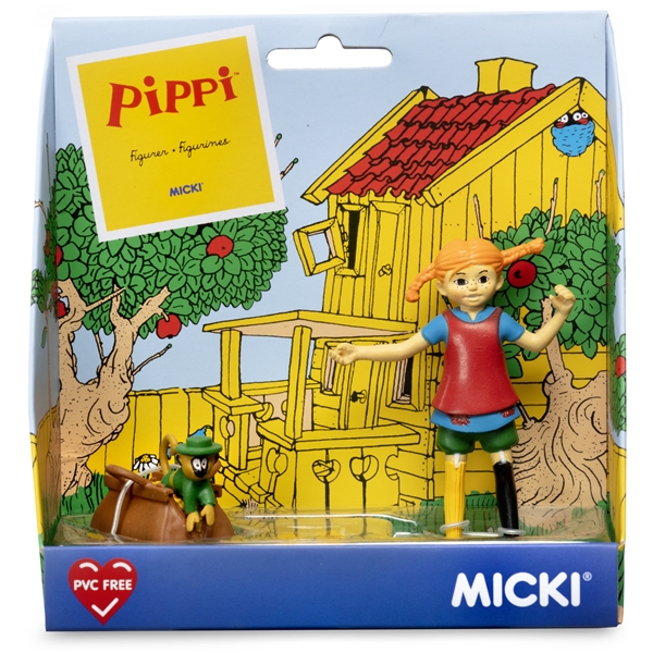 Pippi: Pippi Långstrump Figurset (Bild 5 av 5)