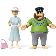 1 set - Pippi: Efraim & Prussiluskan Figurer