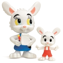 Bamse Figurset Nina Kanin & Minihopp