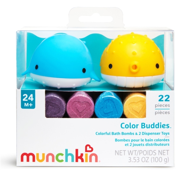 Munchkin Colour Buddies + 20-p Bath Bombs (Bild 6 av 6)