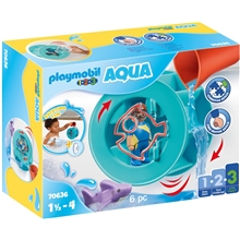 70636 Playmobil 1.2.3 Aqua Vattenhjul med Hajunge