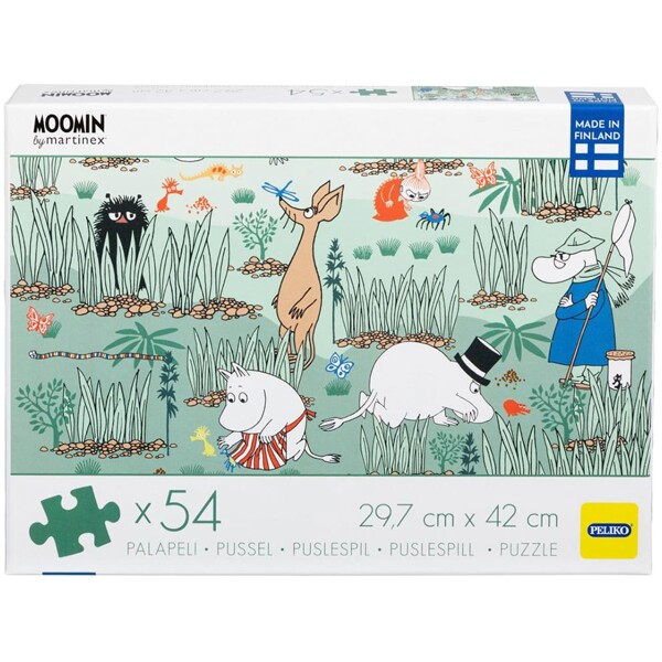 Pussel 54 Bitar Mumin Krypjakt (Bild 1 av 2)