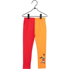 92 cl - Pippi Leggings Röd/Orange