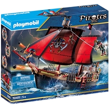 70411 Playmobil Piratskepp med dödskallar