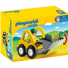 6775 Playmobil 1.2.3 Hjullastare