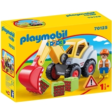 70125 Playmobil 1.2.3 Grävskopa