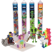 Plus-Plus Character Tube and Baseplate Bundle