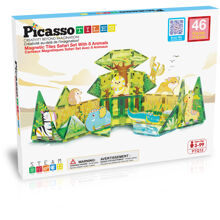 Picasso Tiles 46 Delar Safari inkl. 8 Figurer