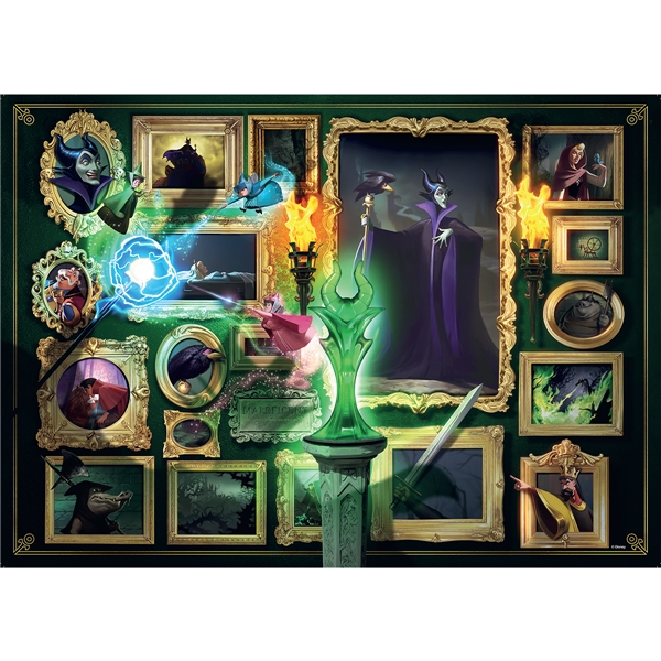 Pussel 1000 Bitar Villainous Disney: Maleficent (Bild 2 av 5)