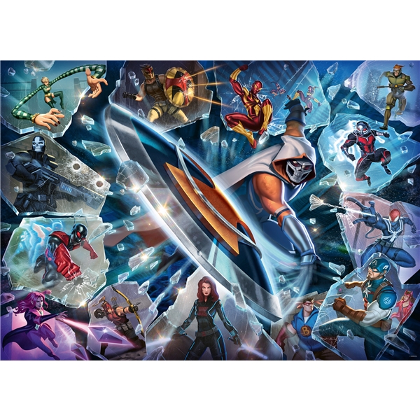Pussel 1000 Bitar Villainous Marvel: Taskmaster (Bild 2 av 2)