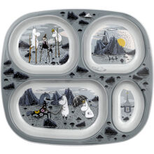 Mumin Kobbar & Skär Facktallrik