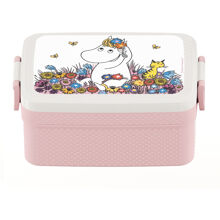 Mumin Äng Lunchlåda Rosa