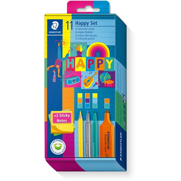 Staedtler Happy Skrivset 11 Delar (Bild 2 av 2)