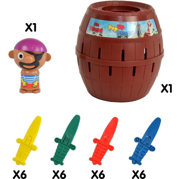 Tomy Pop Up Pirate (Bild 2 av 5)