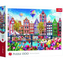 Pussel 1500 Bitar Trefl Colourful Amsterdam
