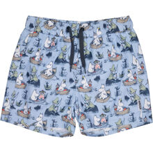 Mumin Båtfolk Badshorts Ljusblå 110-116 cl